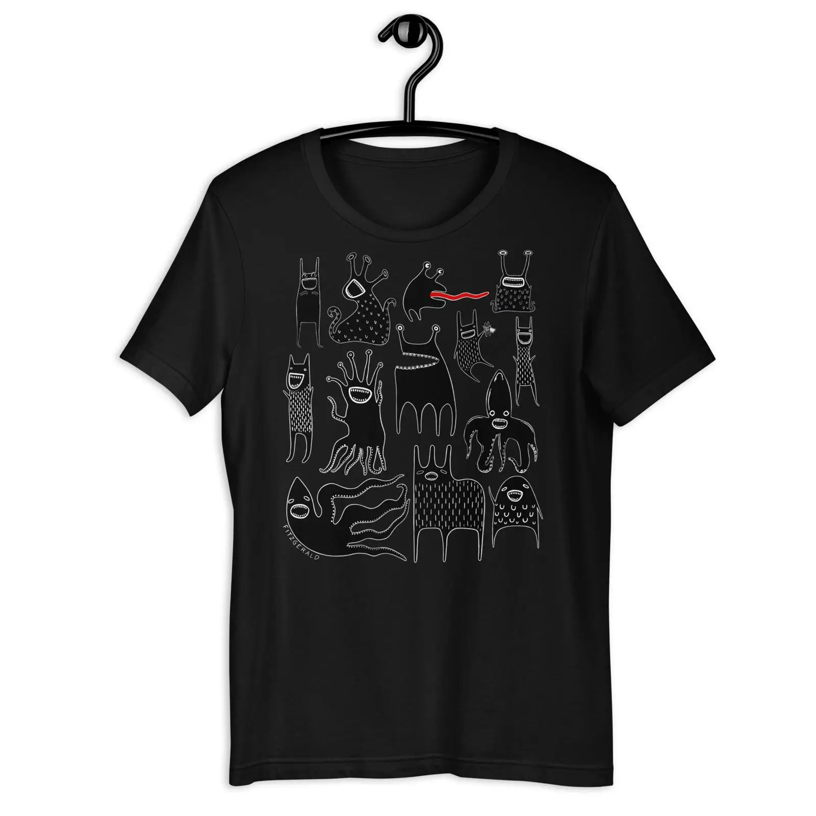 T-shirt Kawaii Goth Monstre, A - Quirky Vintage Fashion avis et prix