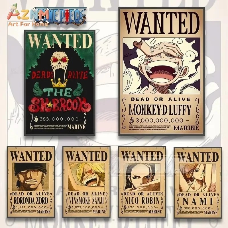 AZNM One Piece Luffy Gear 5 Wa - Vintage Fashion Wall Art avis et prix
