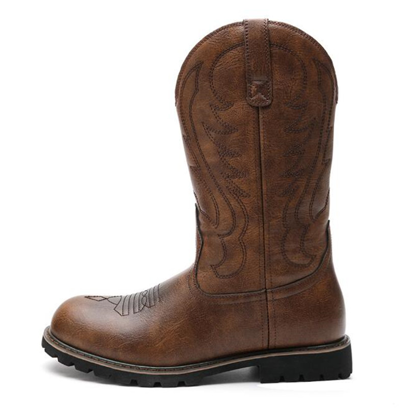 Bottes de cowboy à enfiler pou - Vintage Fashion For Men avis et prix