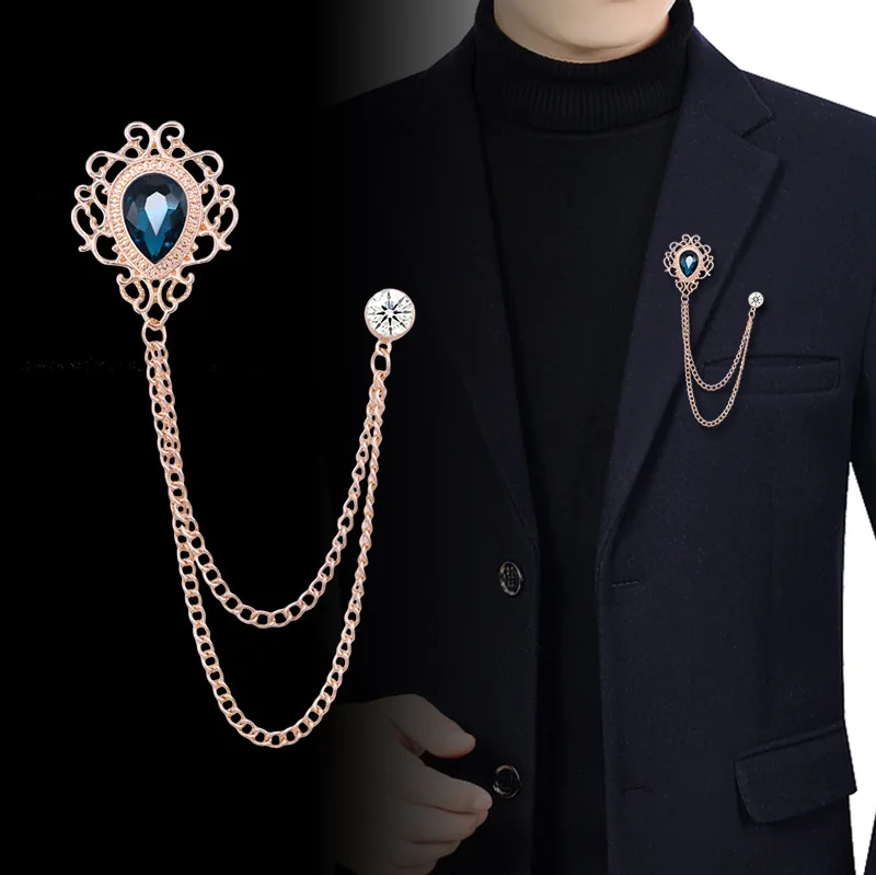 Épingle à revers en cristal st - Vintage Fashion For Men avis et prix