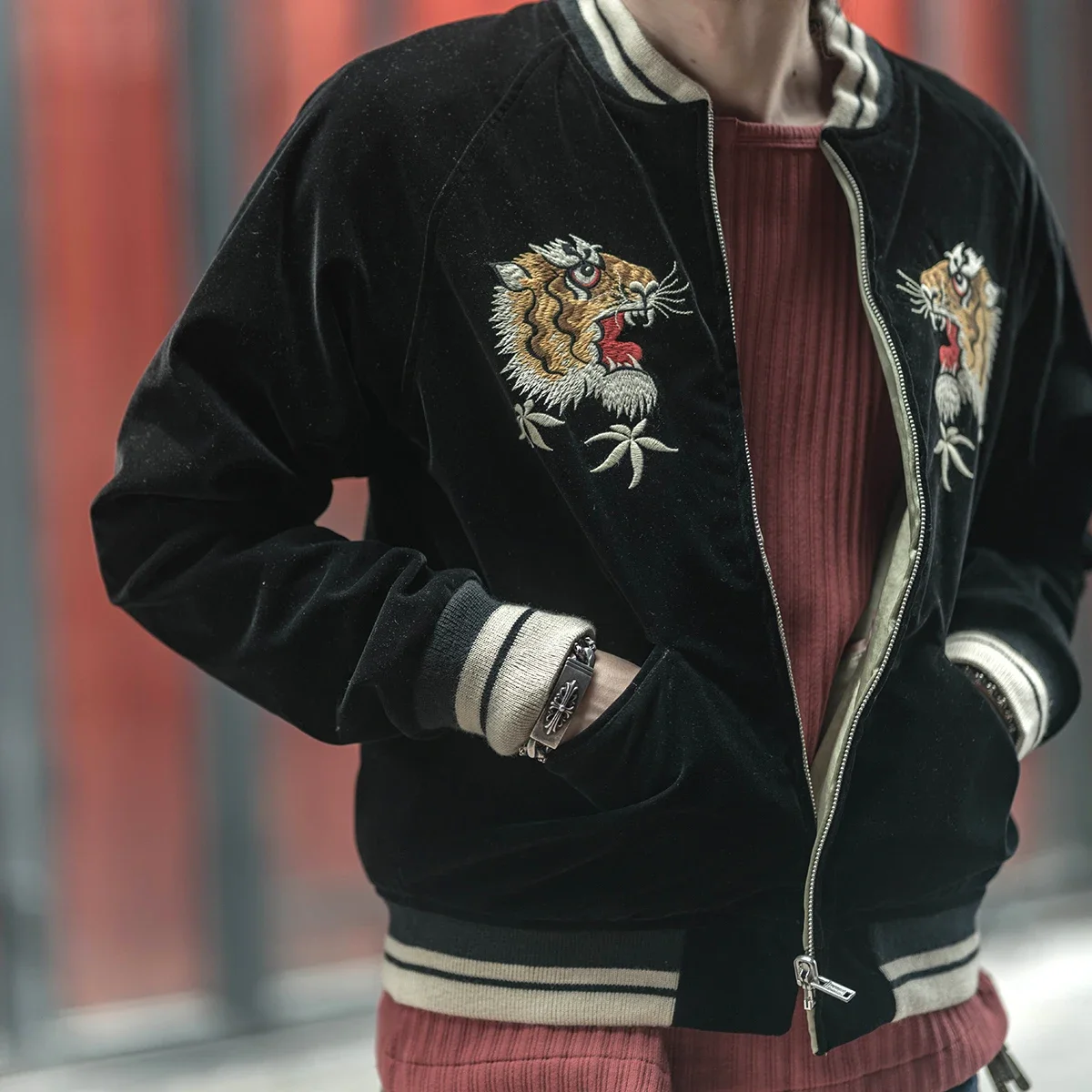 Veste souvenir réversible Suka - Varsity Jacket Wool avis et prix