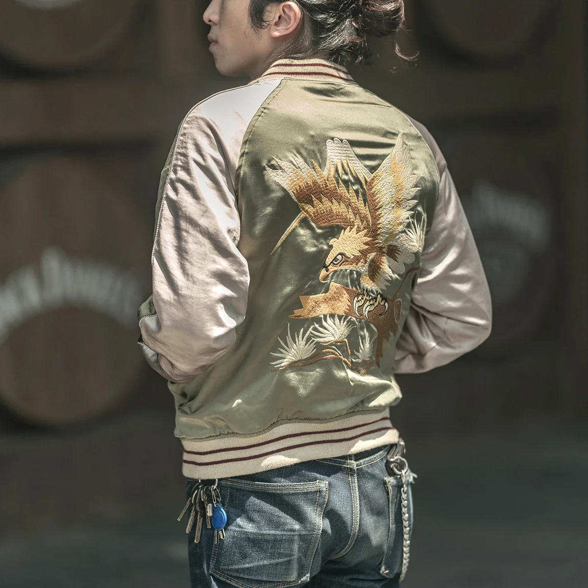 Veste souvenir réversible Suka - Varsity Jacket Wool avis et prix