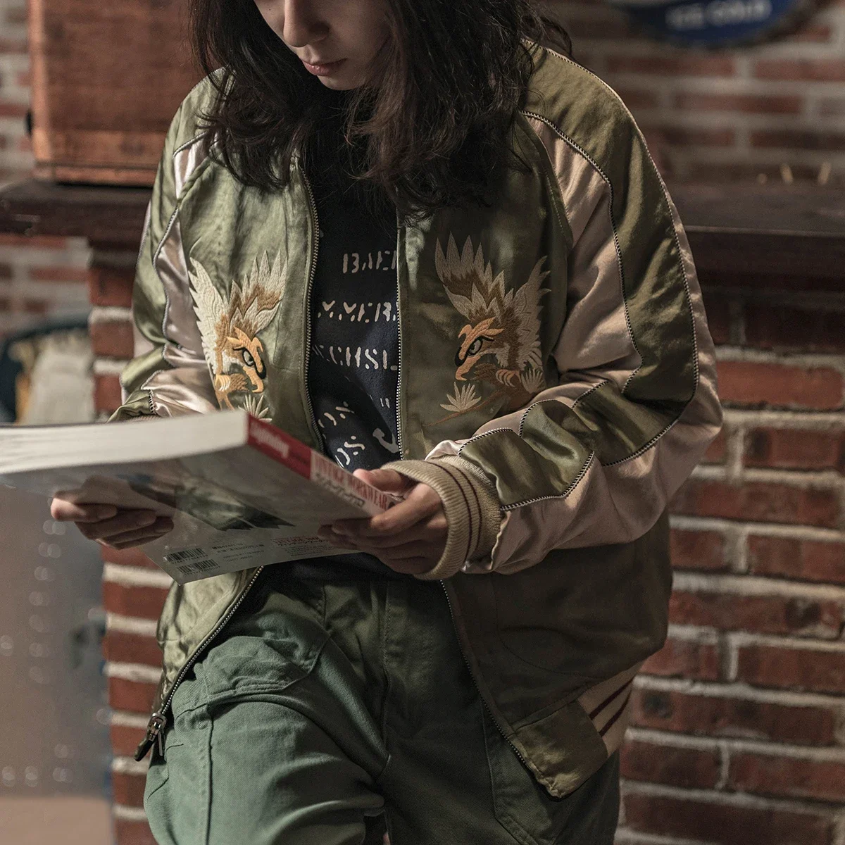 Veste souvenir réversible Suka - Varsity Jacket Wool avis et prix