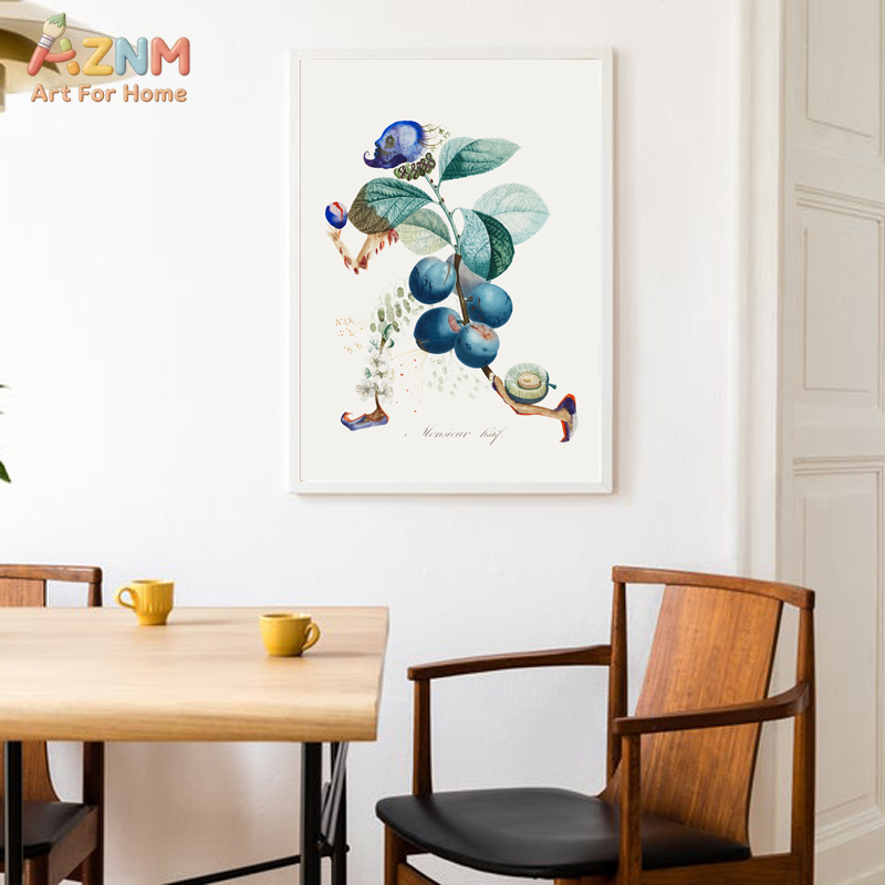 AZNM Tableau mural sur toile,  - Vintage Fashion Wall Art avis et prix