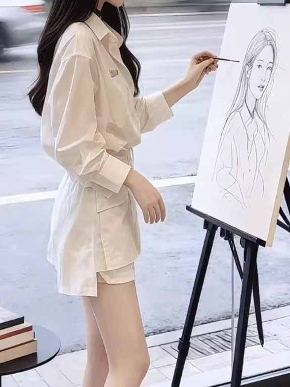 Ensemble chemise blanche éléga - Vintage Fashion Outfit avis et prix