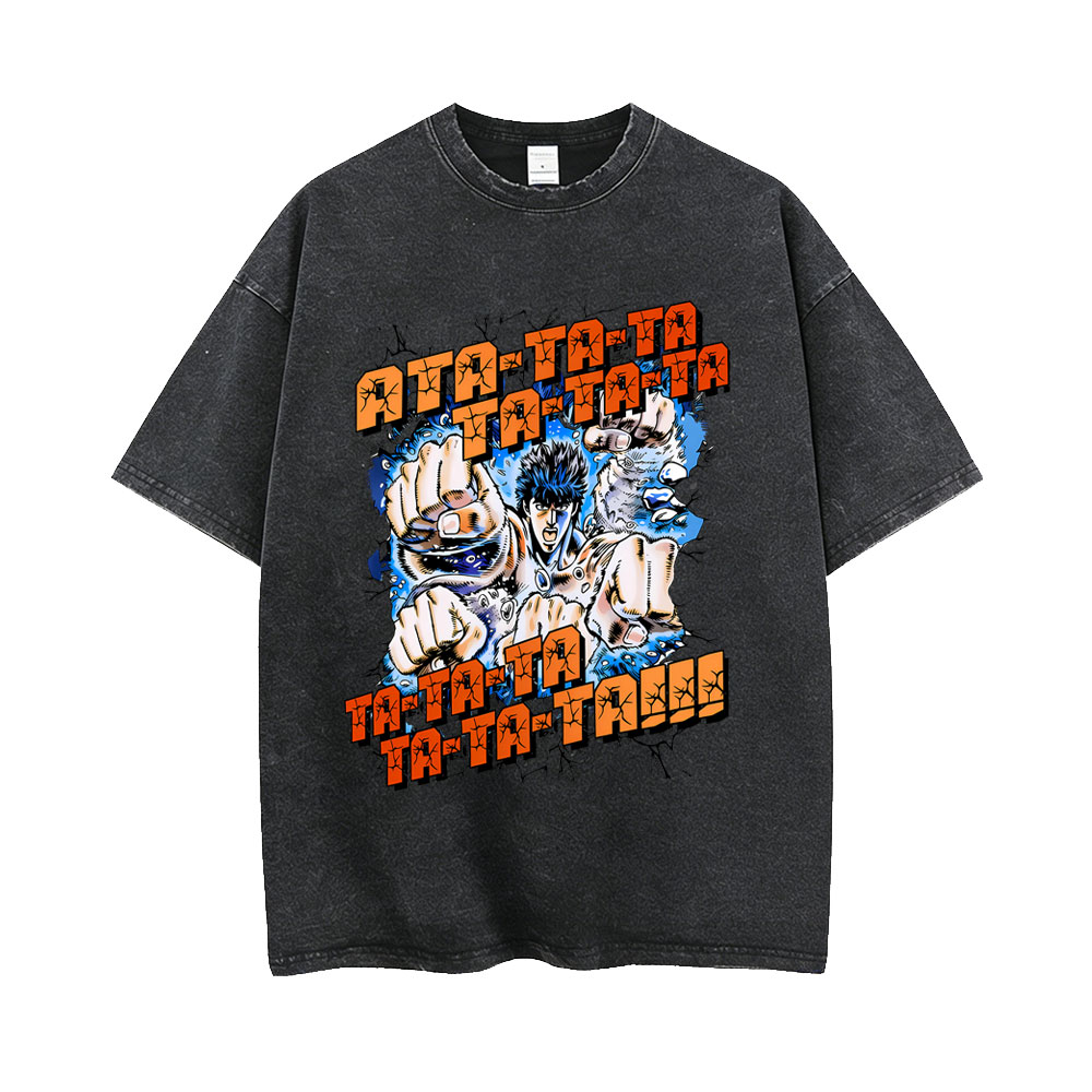 T-shirt vintage délavé Anime H - Vintage Ken Fashion avis et prix