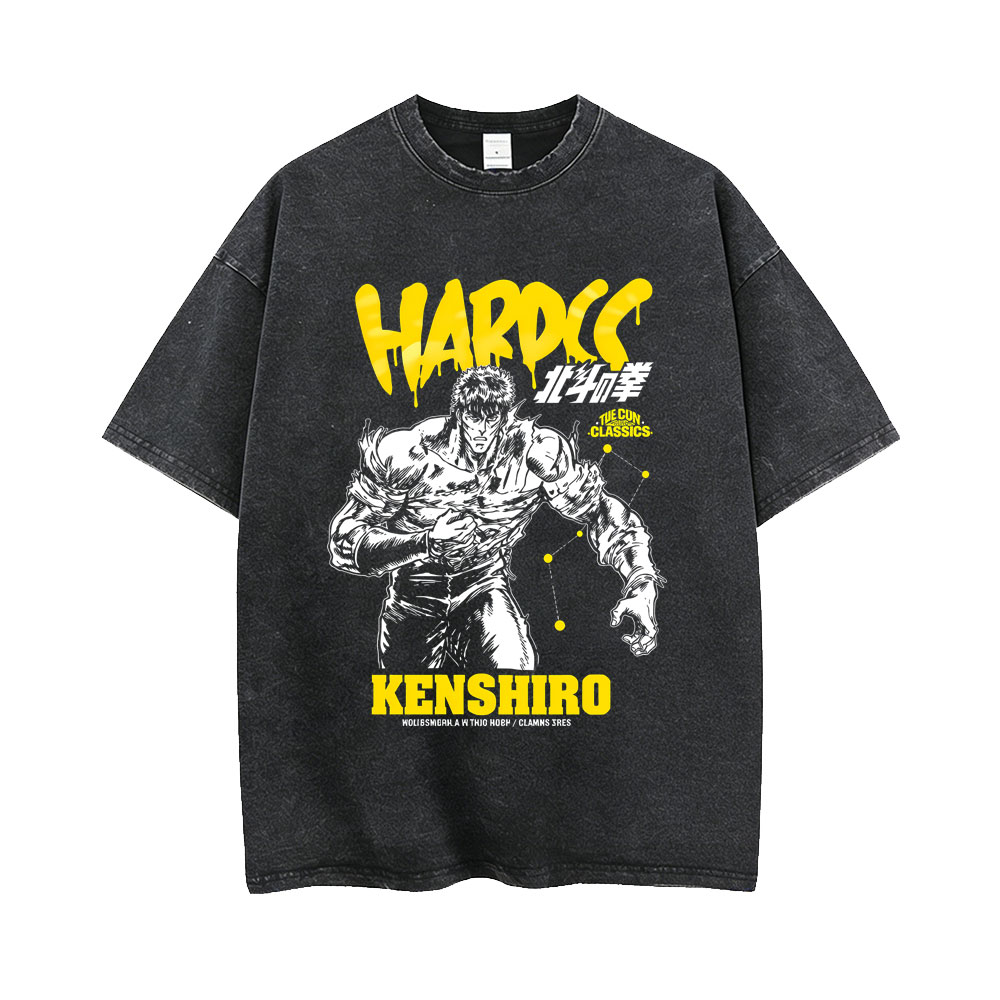 T-shirt vintage délavé Anime H - Vintage Ken Fashion avis et prix