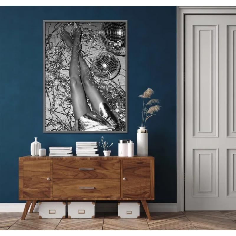 Affiche élégante noir et blanc - Vintage Vogue Fashion Poster avis et prix