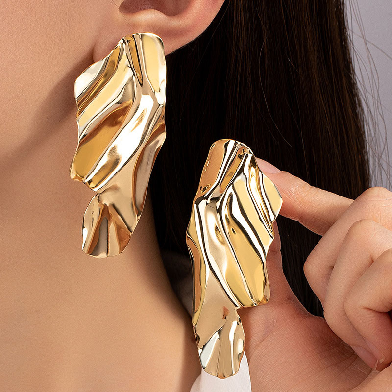Grandes boucles d'oreilles géo - Vintage Fashion Magazines avis et prix