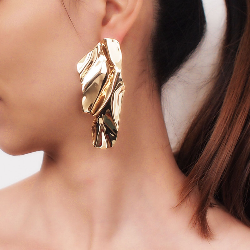 Grandes boucles d'oreilles géo - Vintage Fashion Magazines avis et prix