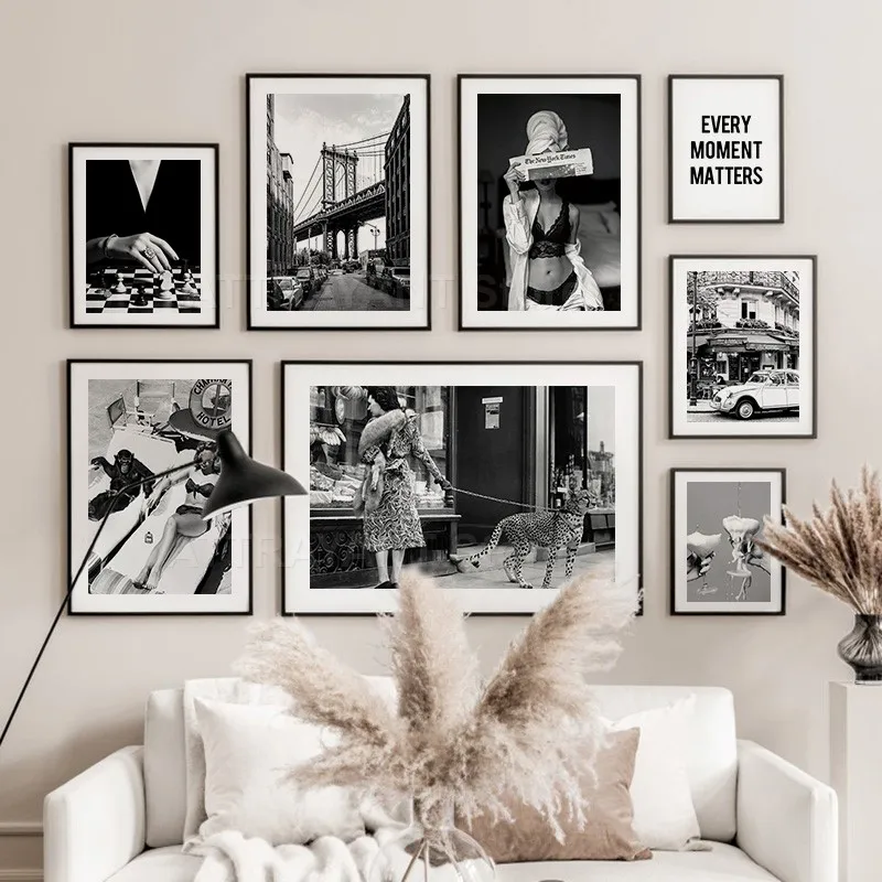 Toile d'art mural Vintage noir - Vintage Vogue Fashion Poster avis et prix