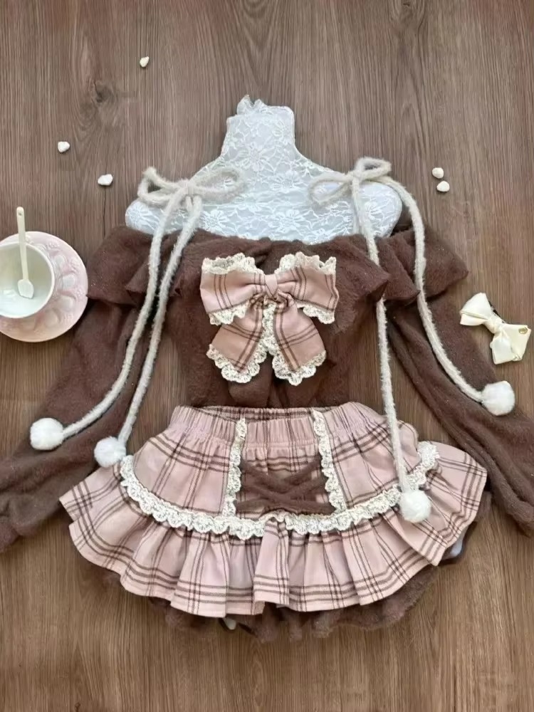 Ensemble 3 Pièces Vintage Japo - Vintage Fashion Knitwear avis et prix