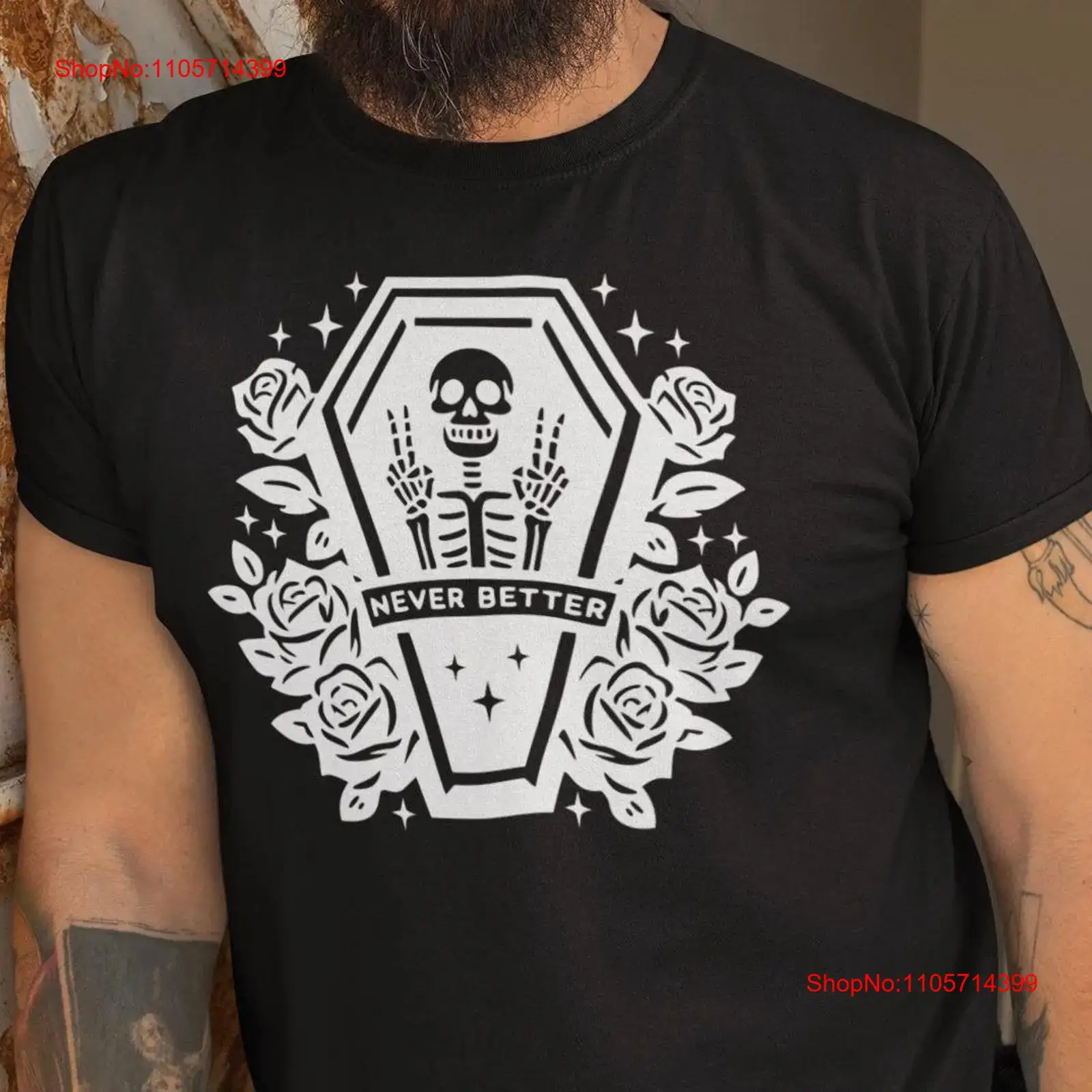T-shirt « Never Better » avec  - Quirky Vintage Fashion avis et prix