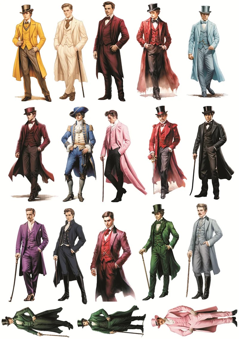 Autocollants mignons de style  - Vintage Fashion Magazines avis et prix