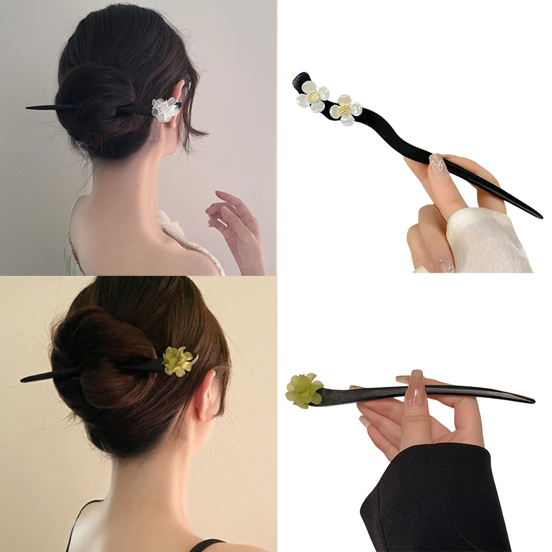 Bâtons de cheveux en bois de S - Vintage Fashion Tumblr avis et prix