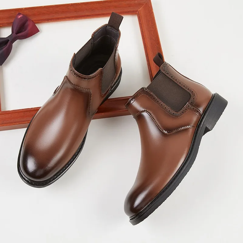 Bottes Oxford en cuir Vintage  - Vintage Fashion For Men avis et prix