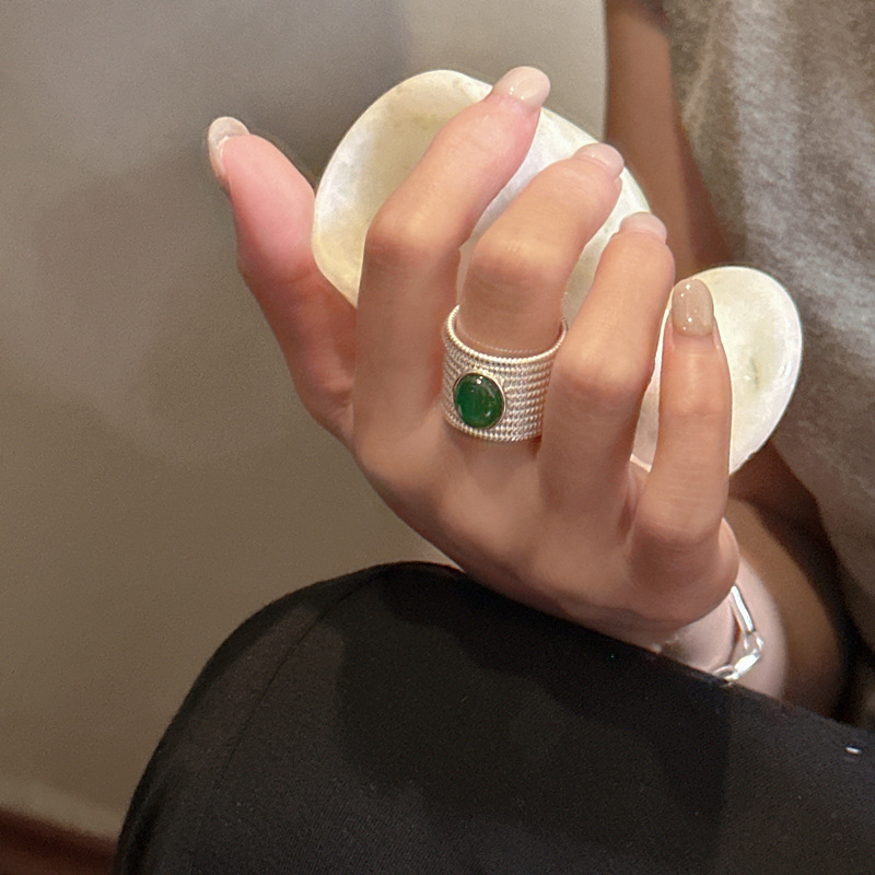 Bague en argent regardé S925 a - Vintage Fashion Wholesale avis et prix