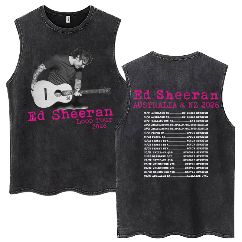 Vintage lavé Ed Sheeran Loop T - Vintage Fashion Australia avis et prix