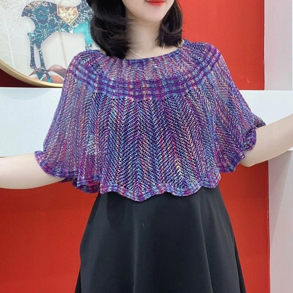 Châle en crochet style pull av - Vintage Fashion Knitwear avis et prix