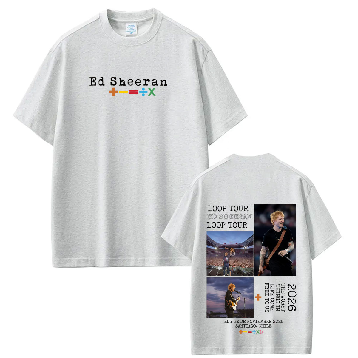 T-shirt Merchandise Ed Sheeran - Vintage Fashion Australia avis et prix