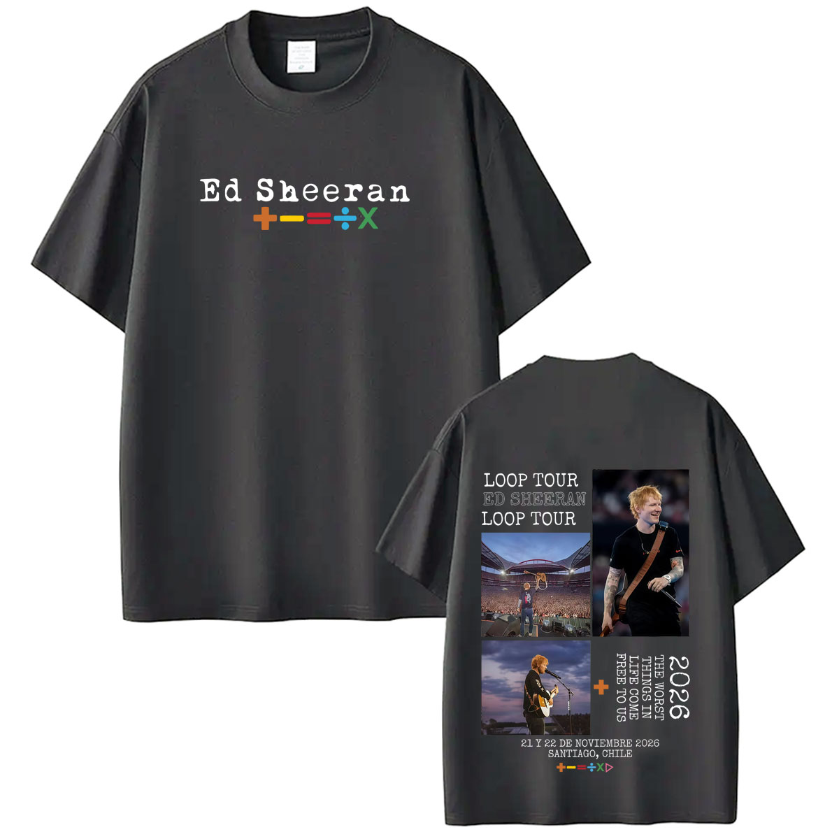 T-shirt Merchandise Ed Sheeran - Vintage Fashion Australia avis et prix