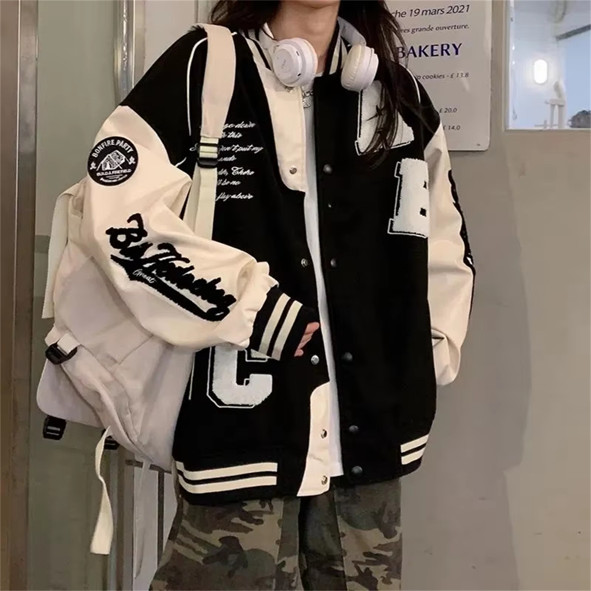 Veste Bomber en Laine d'Agneau - Varsity Jacket Wool avis et prix